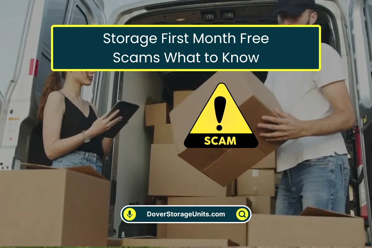 First Month Free Storage Scams What to Know