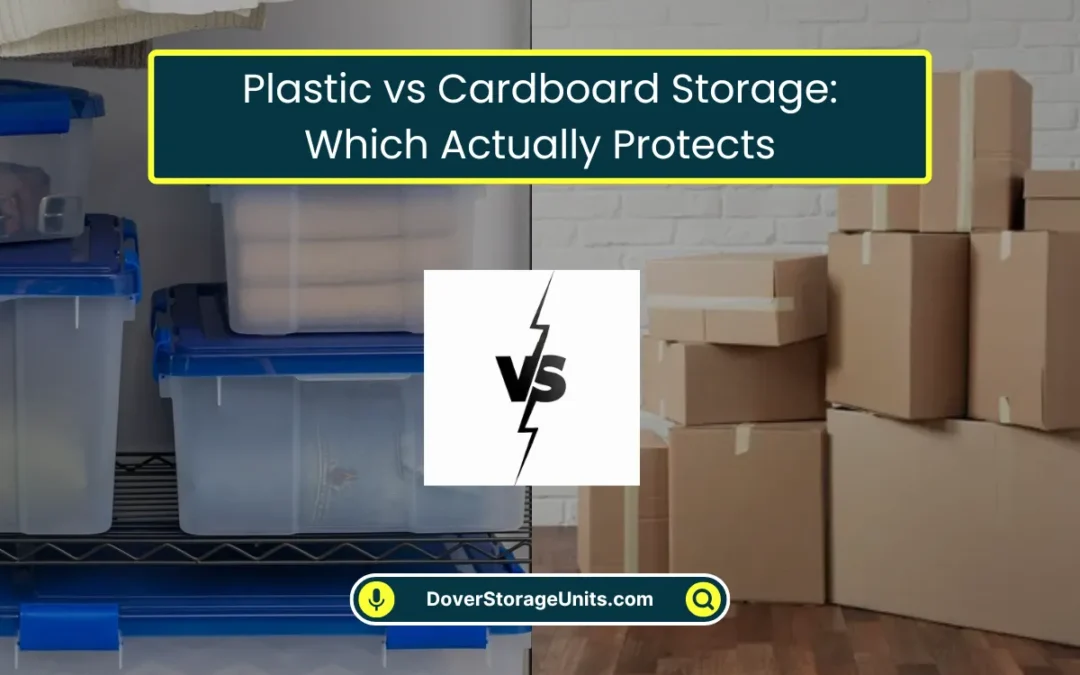 Plastic vs Cardboard Storage: Which Actually Protects (2026)