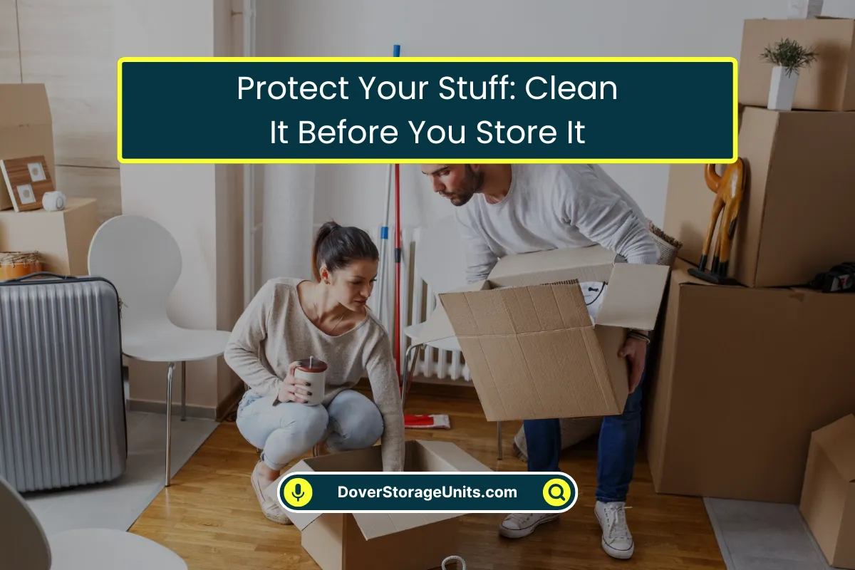 Protect Your Belongings Clean Before Storage